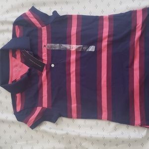 NWT Tommy Hilfiger stripped Polo M (8-10)